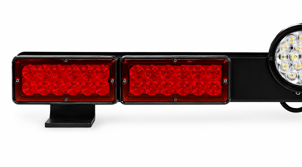 Barra linear traseira ambulância 12v com 4 sinaleiras luz de embarque - #3