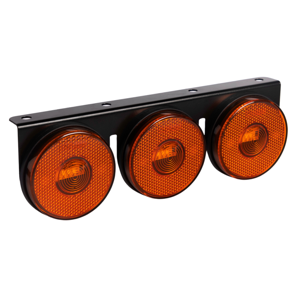Lanterna Led 85mm 3 Marias Caminhão Carreta 12v 24v