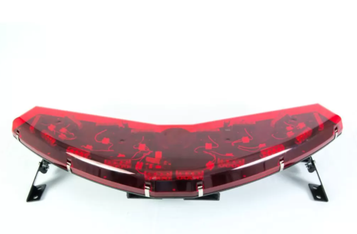 Giroflex Estrobo 12v Arco vermelho Segurança Escolta Sem Sirene