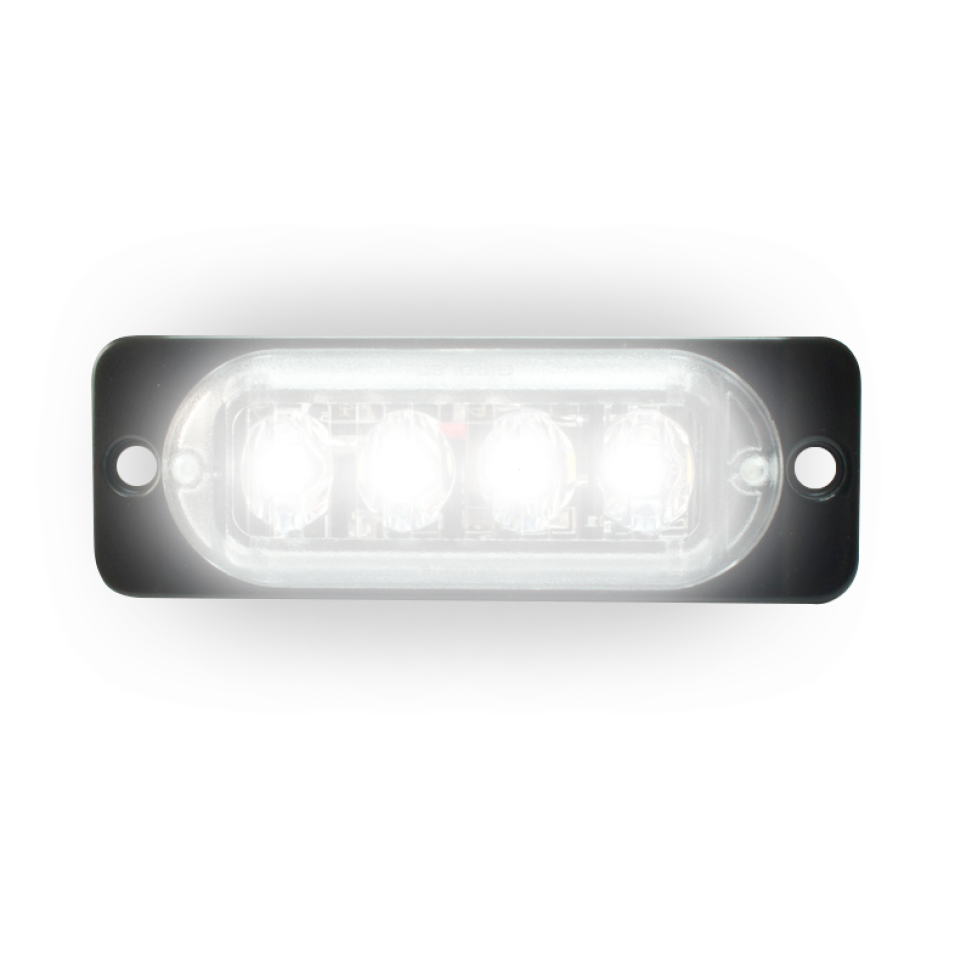 kit 10 estrobo led SMD 12v ou 24v branco 2w