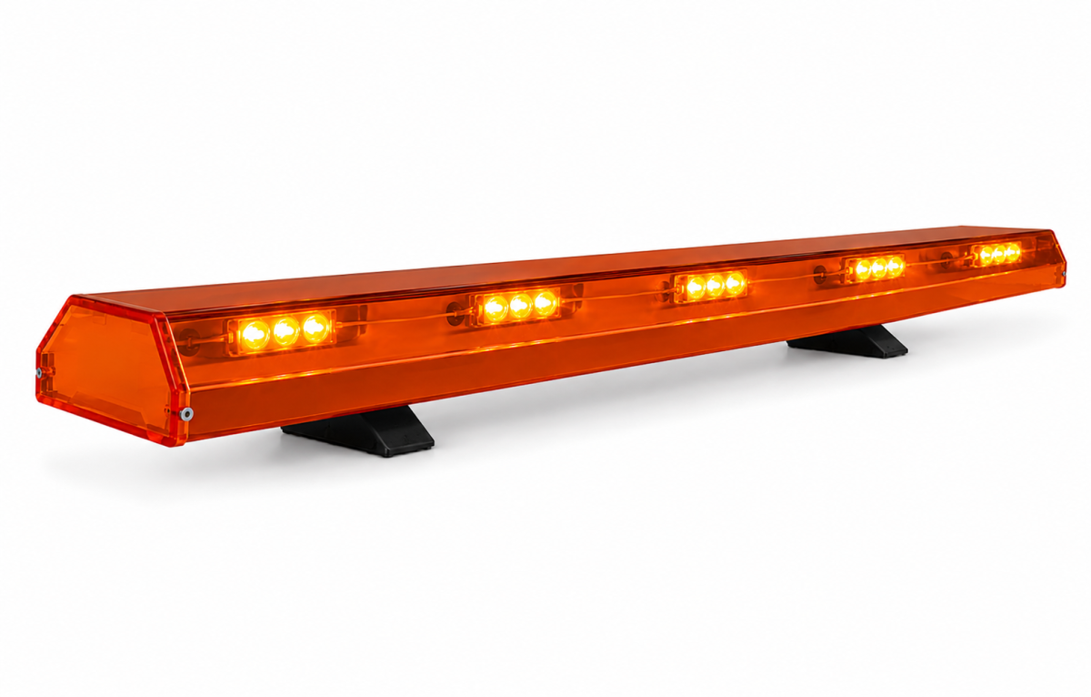 Giroflex 1.22mt bivolt âmbar 12v 24v super led