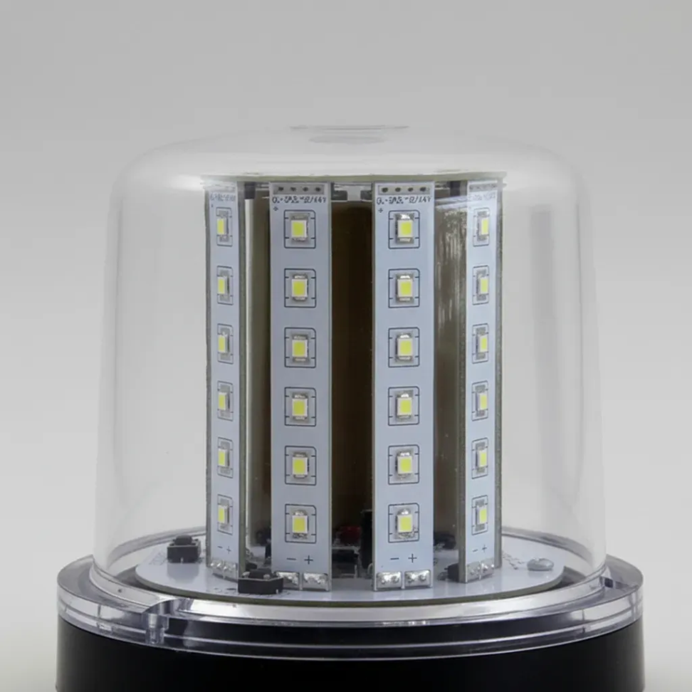 Giroflex imã e plug bivolt 12v 24v 54 leds branco - #5