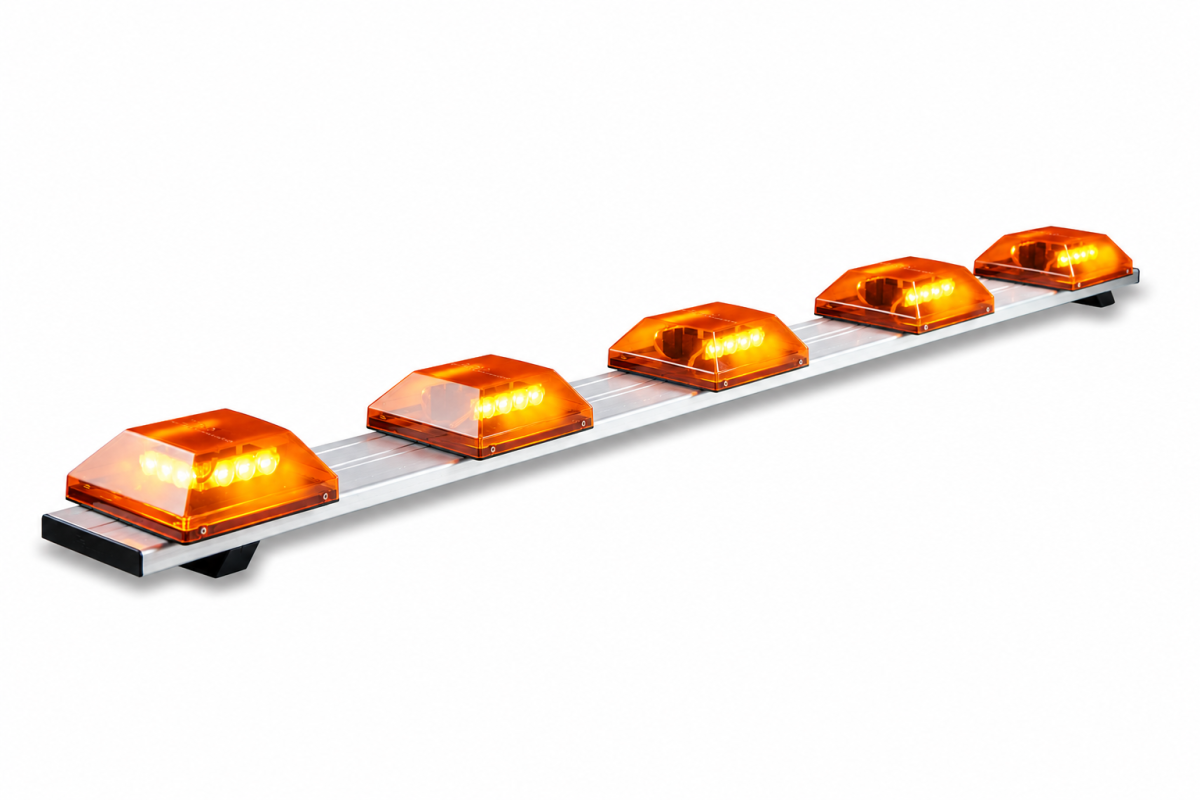 Giroflex Barra 1.20mt 5 cupulas super leds bivolt 12v 24v