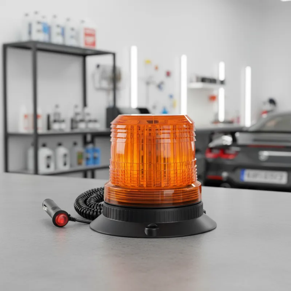 Giroflex Âmbar 12v Imã Plug Led Sirene Megafone - #4