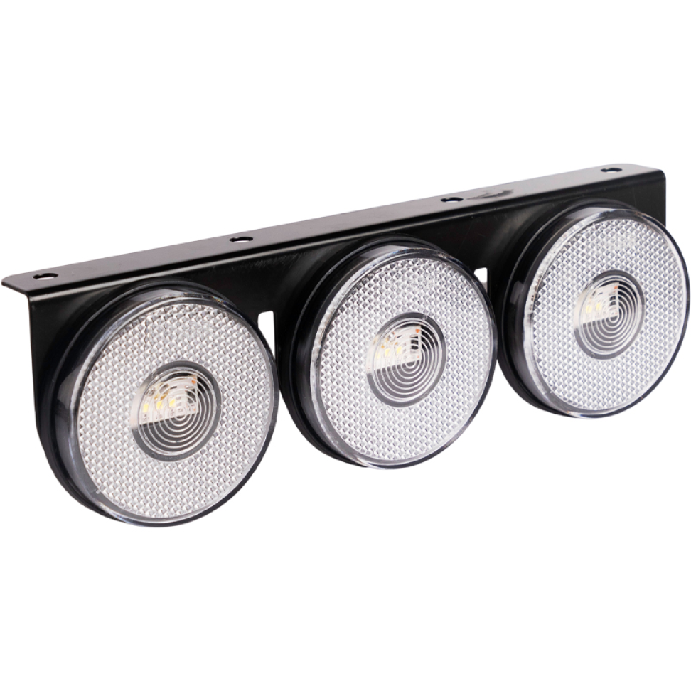 Lanterna Led 85mm 3 Marias Caminhão Carreta 12v 24v - #4