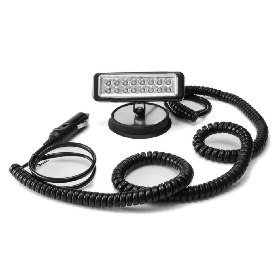 Extensão de luz pendente base imantada com plug 12v ou 24v