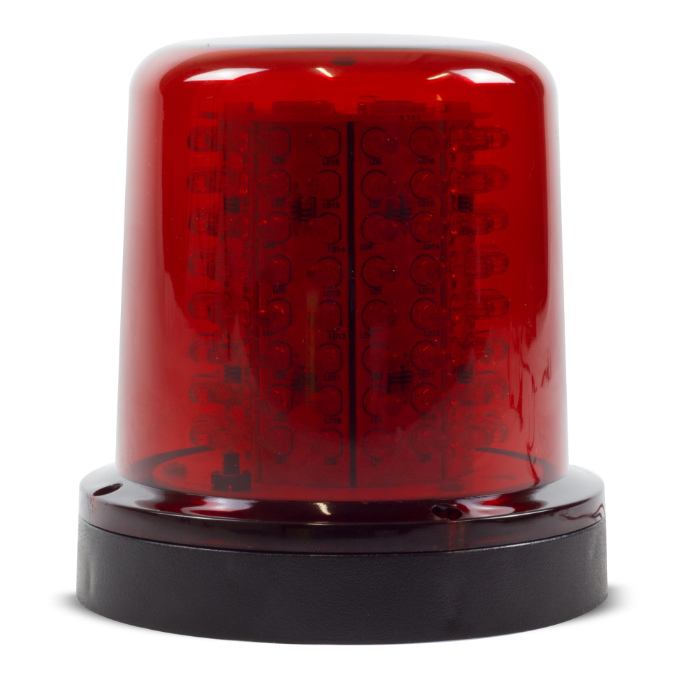 Giroled Giroflex vermelho 128 leds bivolt 110/220v com imã