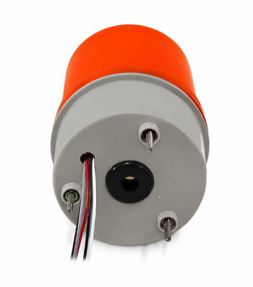 Giroflex 4 em 1: 12v 24v 110v/220v fixação parafuso âmbar buzzer - #3