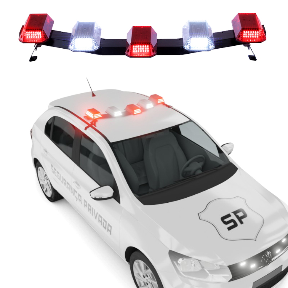 Giroflex Arco Asa 12v Vermelho e Branco - #6