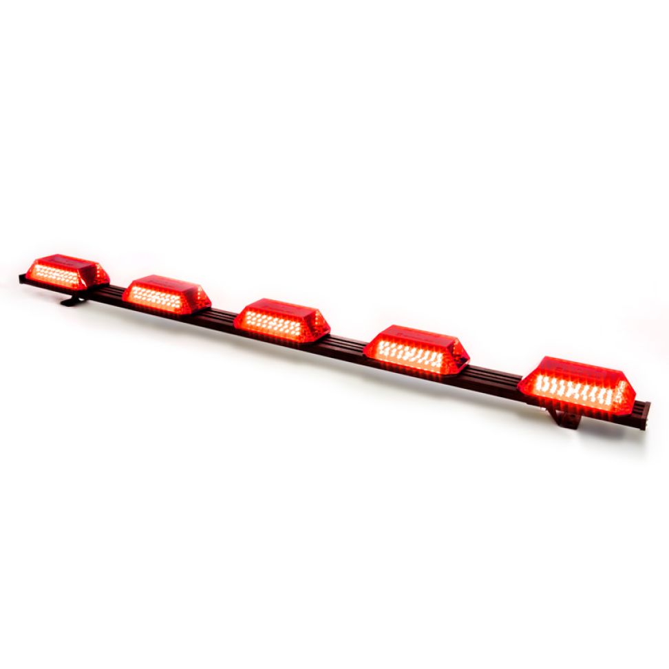 Giroflex 1.50mt 5 cúpulas 324 leds 12vcc 24vcc Vermelho