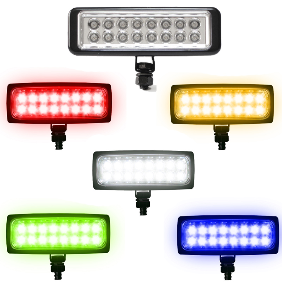 Estrobo Farol auxiliar várias efeitos cores 12v - #8