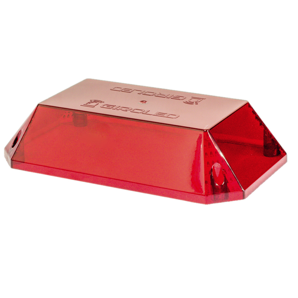 Cúpula Lente Giroled Vermelho