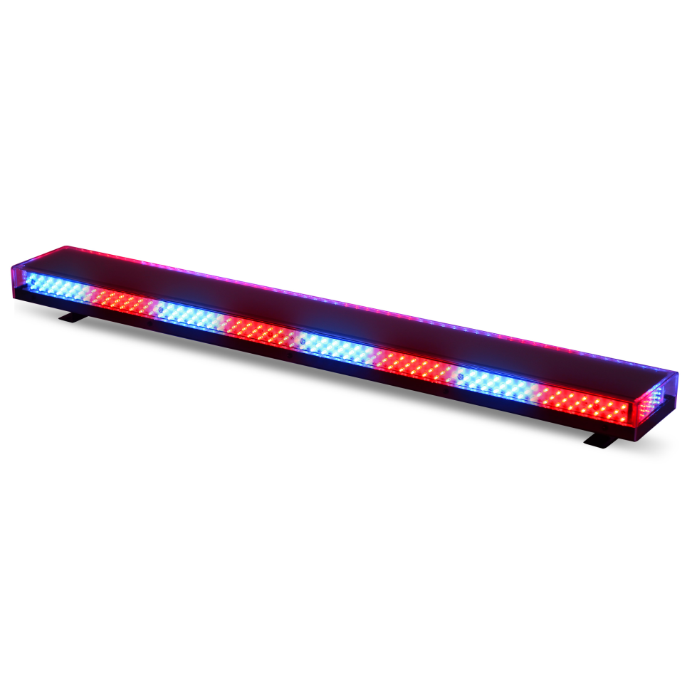 Giroled giroflex sinalizador barra 1.20mt 12v 24v azul e vermelho - #3