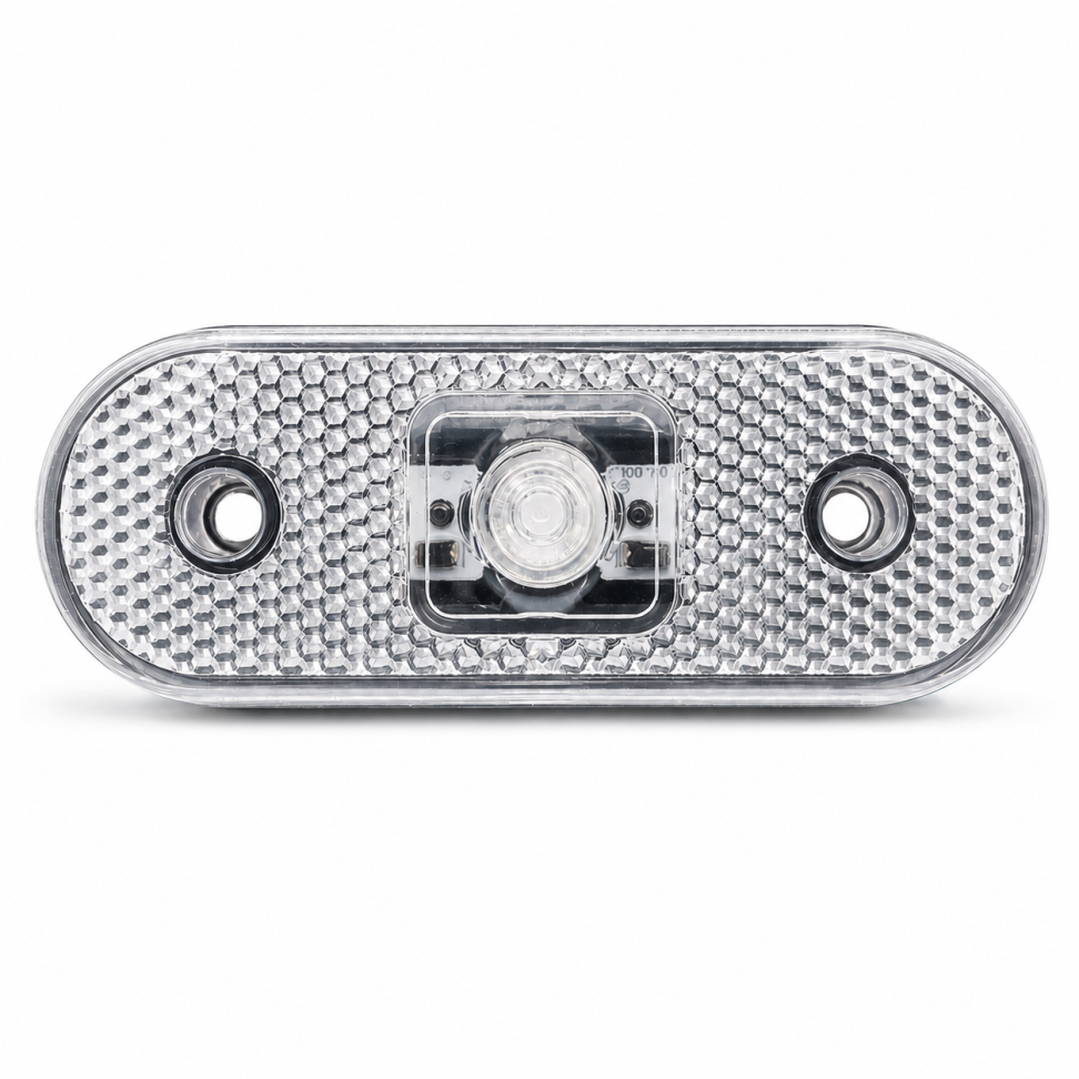 Lanterna Sinaleira vermelha Cristal 12v 24v Carro Caminhão Reboque