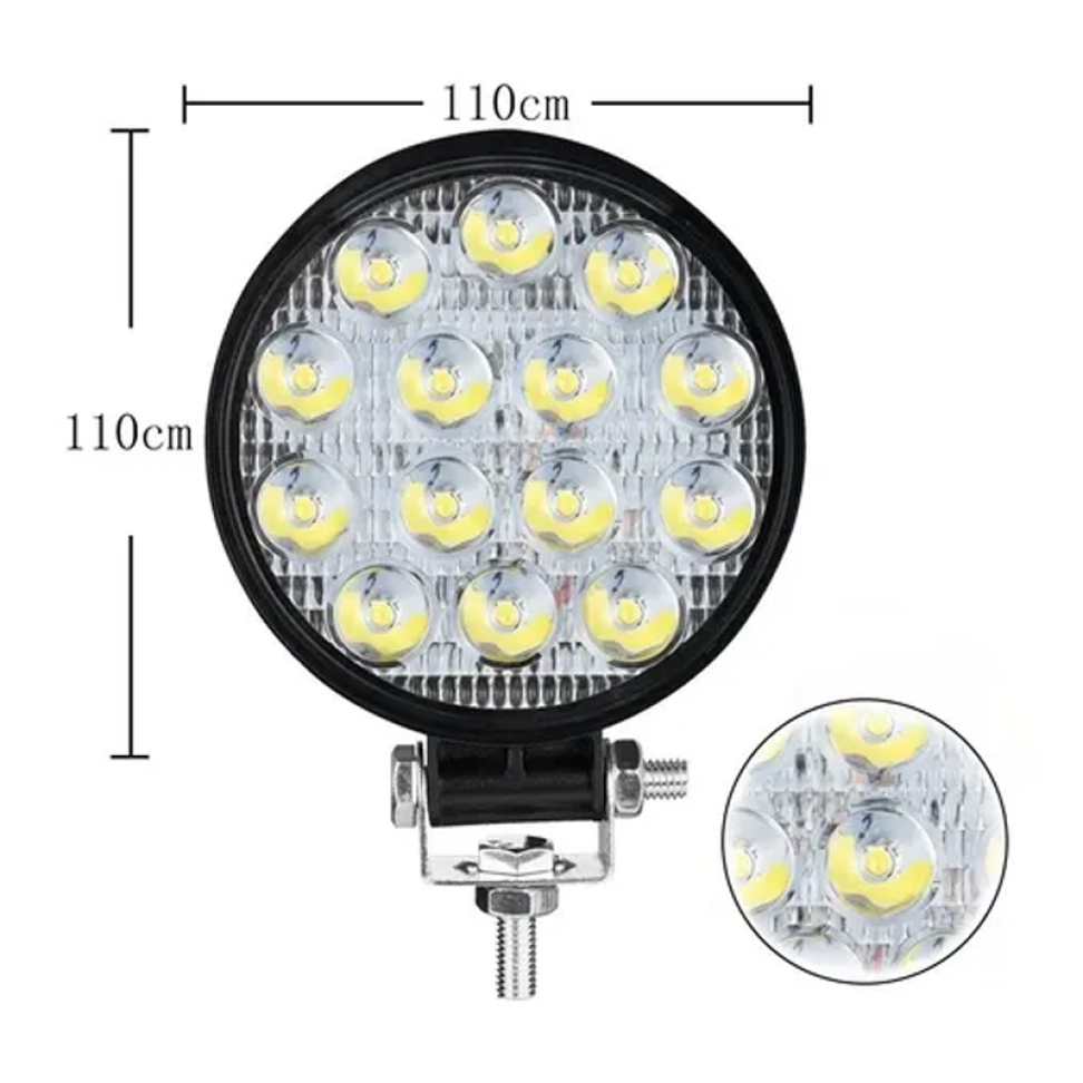 Estrobo Profissional Farol Milha 13 Efeitos 28 Leds bivolt 48w - #4