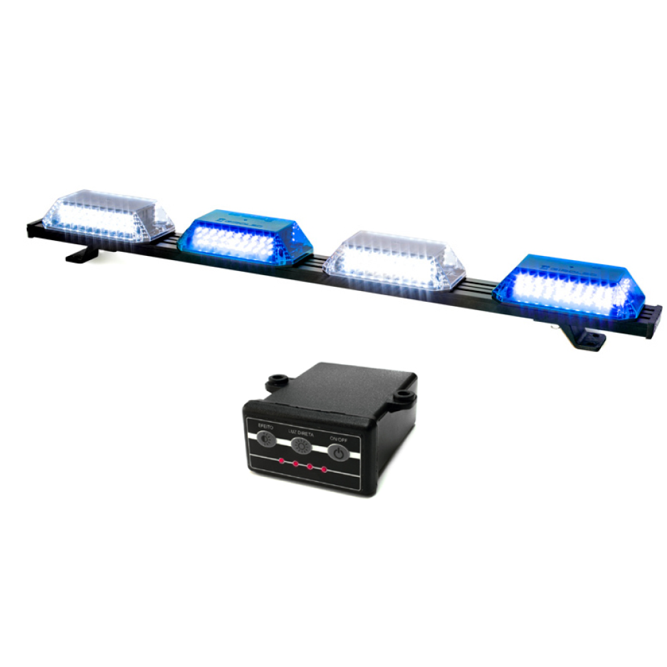 Giroflex 1.0mt 4 cúpulas 264 leds 12vcc azul branco engate rápido - #6