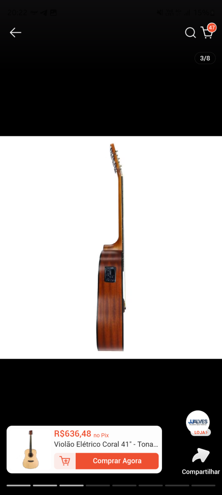 Violão Elétrico Tonante Coral 41" - #3