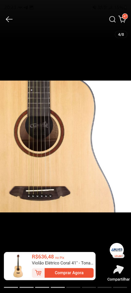 Violão Elétrico Tonante Coral 41" - #5
