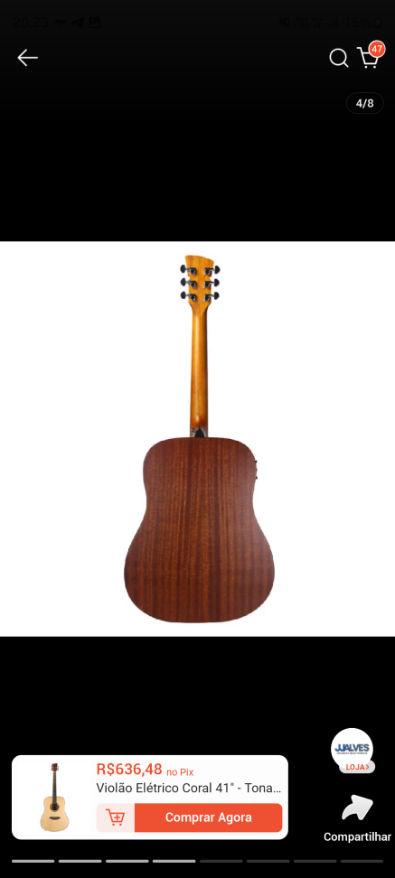 Violão Elétrico Tonante Coral 41" - #4