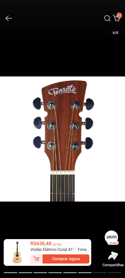 Violão Elétrico Tonante Coral 41" - #6