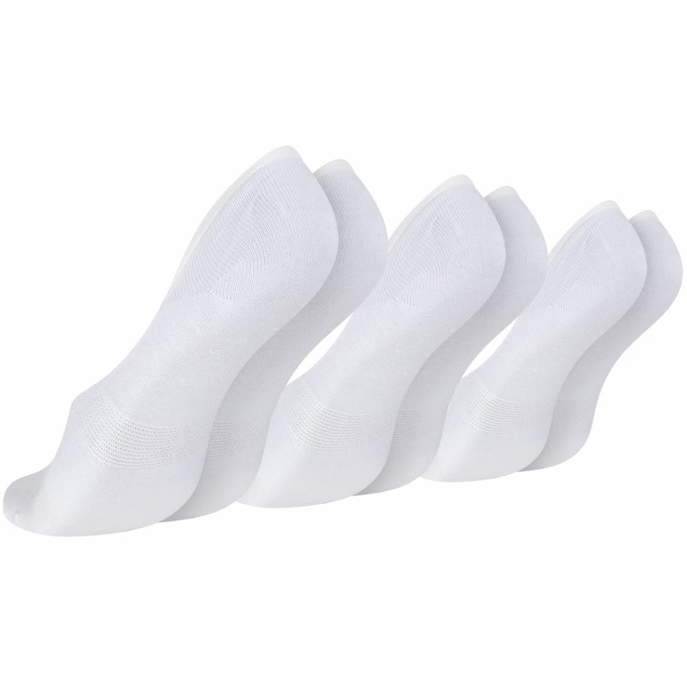 Meias Invisíveis com Silicone 3 pares