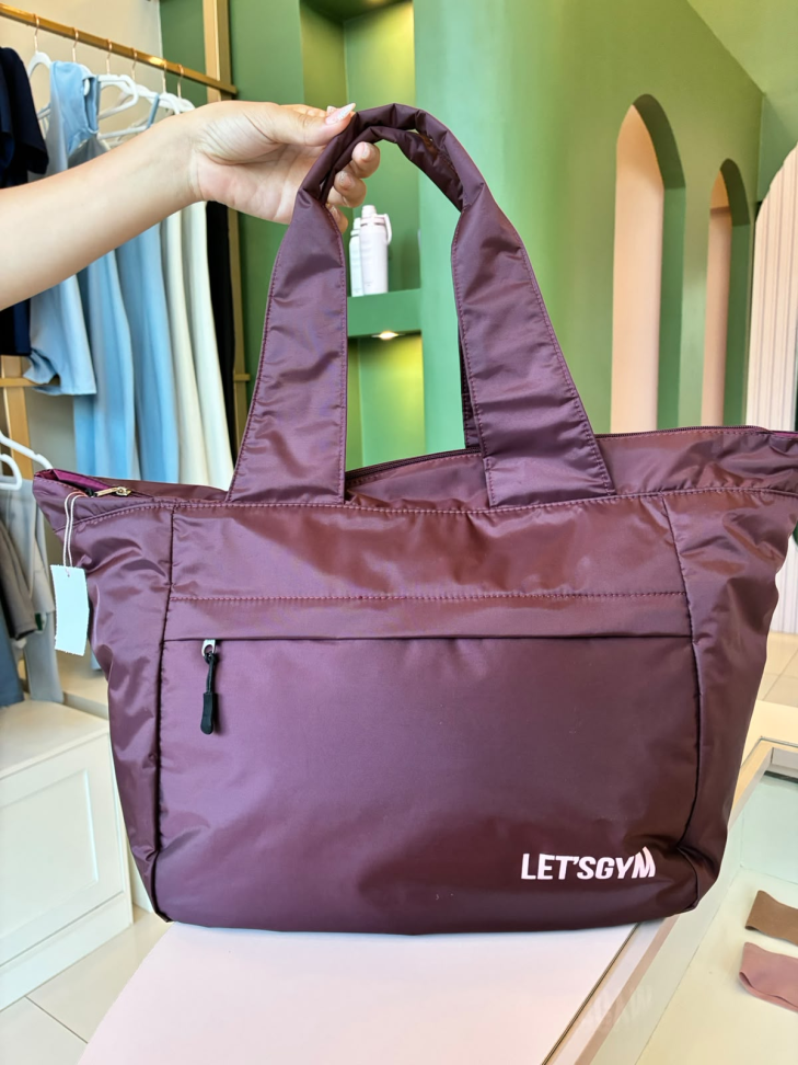 Bolsa Let's Gym Berry dark