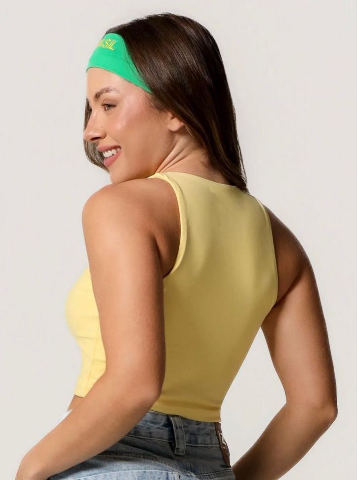 CROPPED AMARELO BUTTER