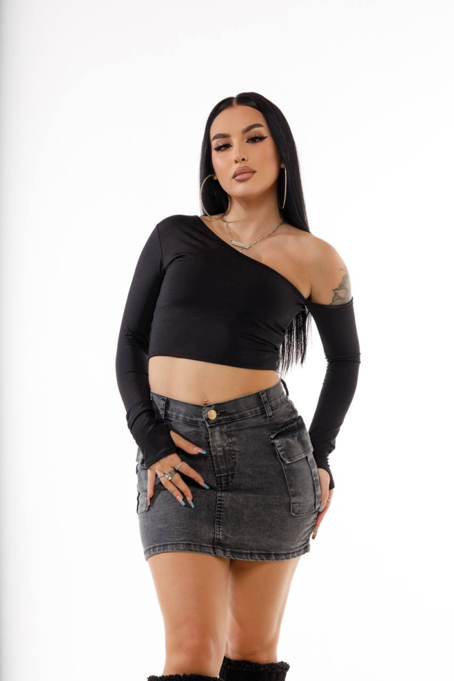 Cropped Luíza Manga Luvinhas | cores