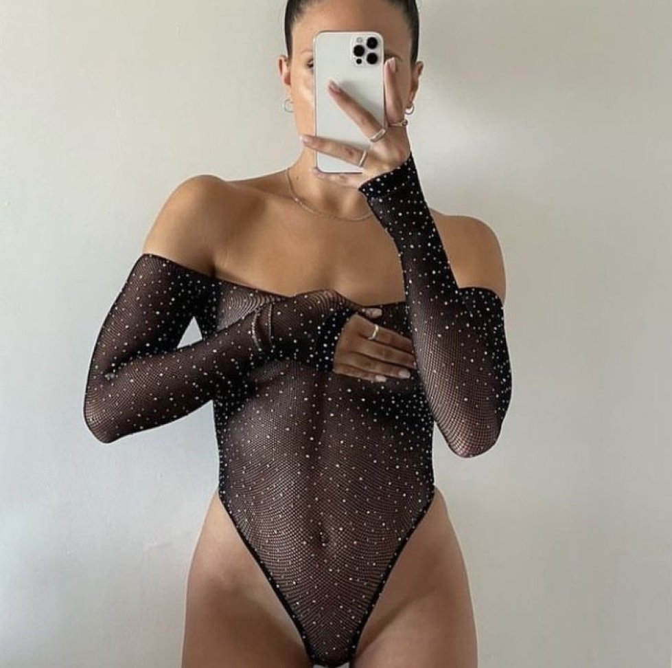 Body Shine Arrastão Strass | Cores