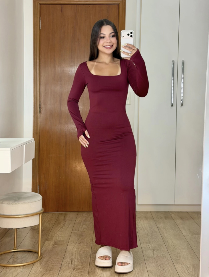 Vestido Longo Elisa (Cores)