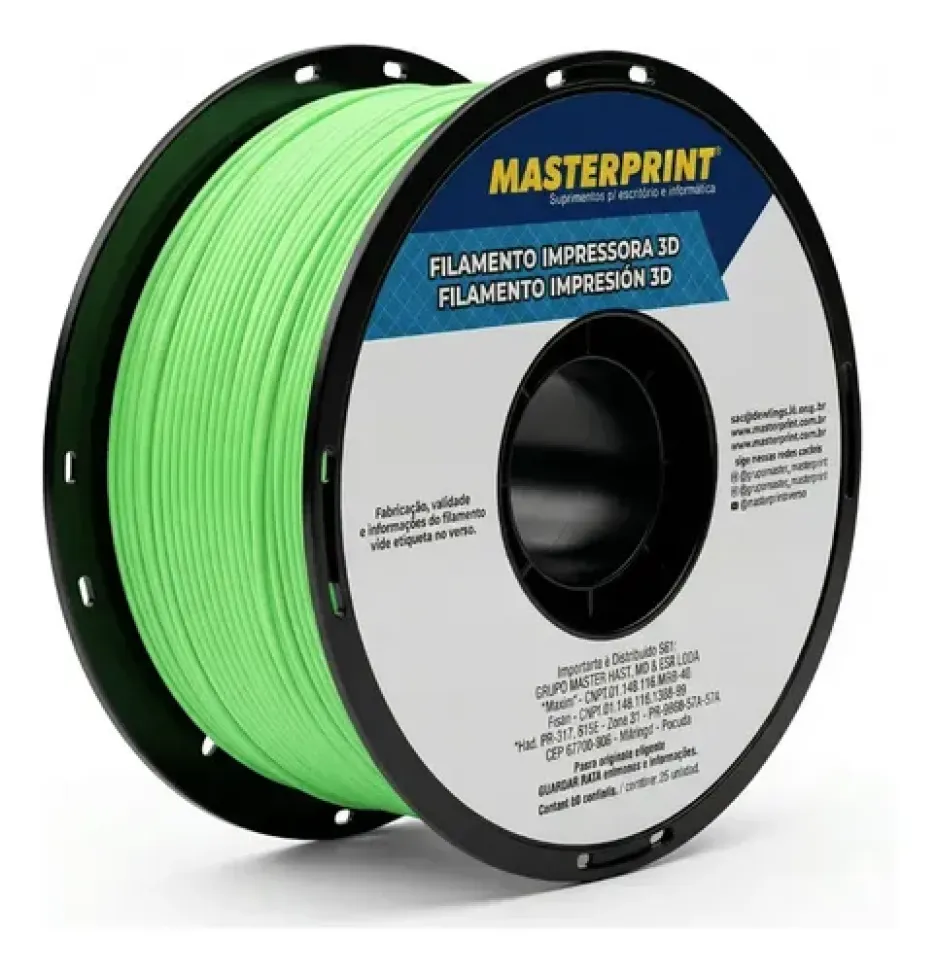 Filamento PLA Verde da Masterprint