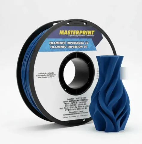 Filamento Pla Fosco Azul da Masterprint