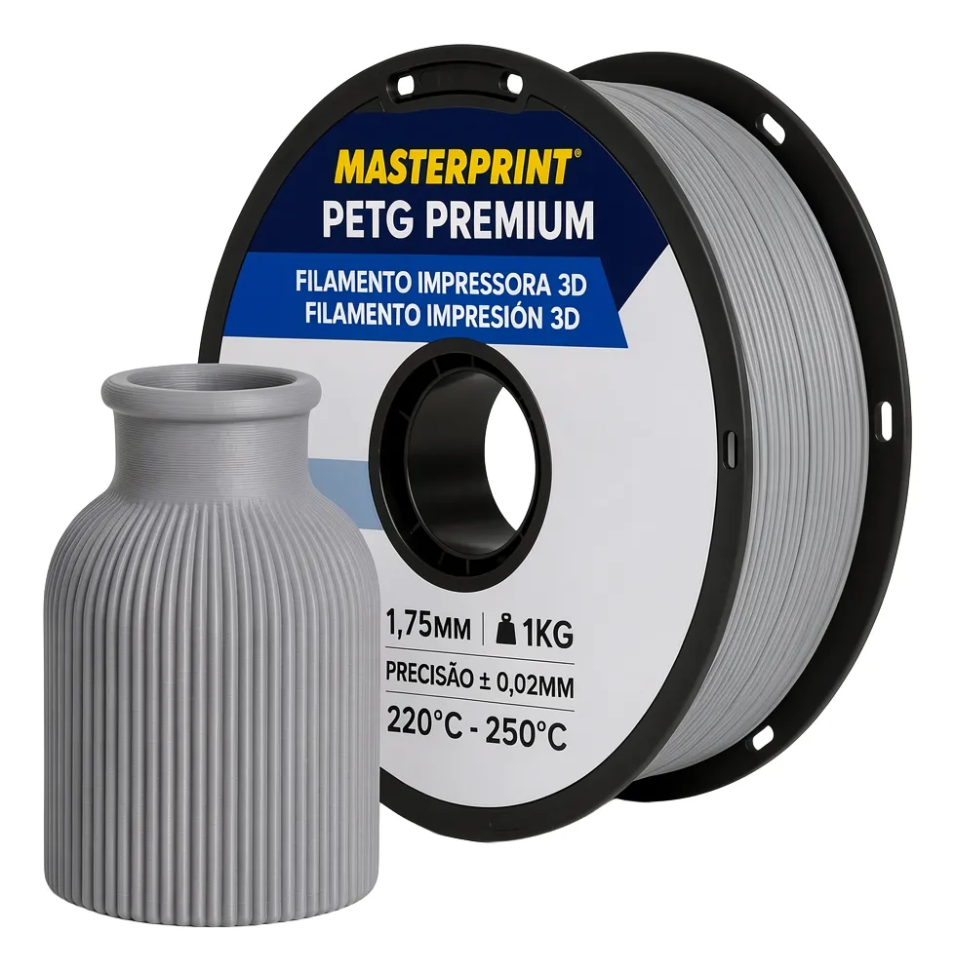 Filamento PETG Cinza da Masterprint