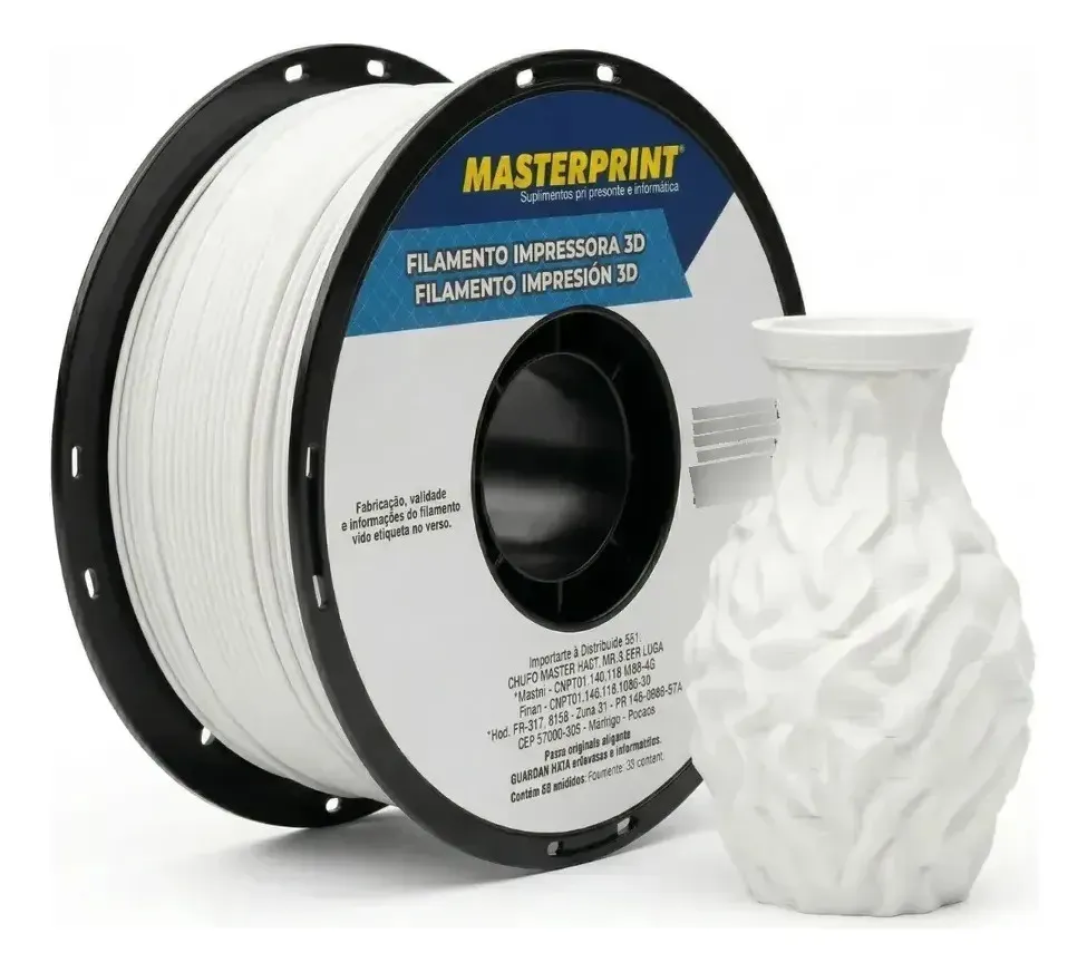 Filamento PETG Branco Fosco da Masterprint