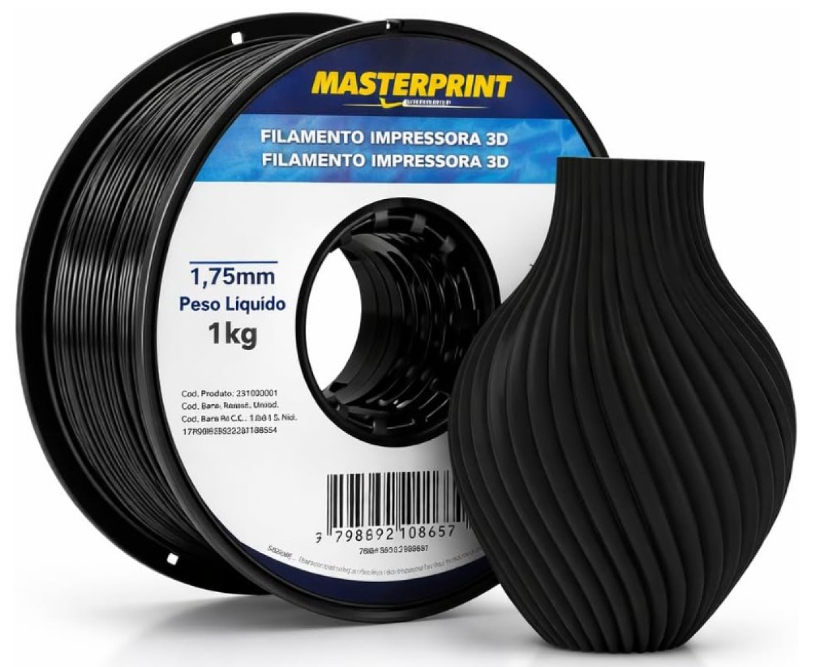 Filamento PETG Preto da Masterprint