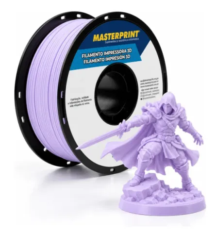 Filamento Pla Roxo Claro da Masterprint
