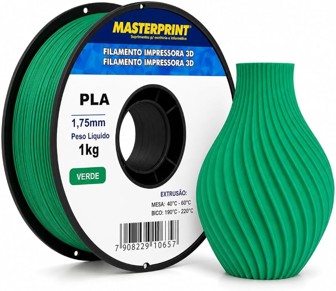 Filamento PLA Verde da Masterprint