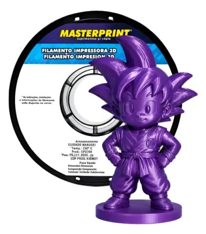 Filamento Pla Silk Roxo da Masterprint