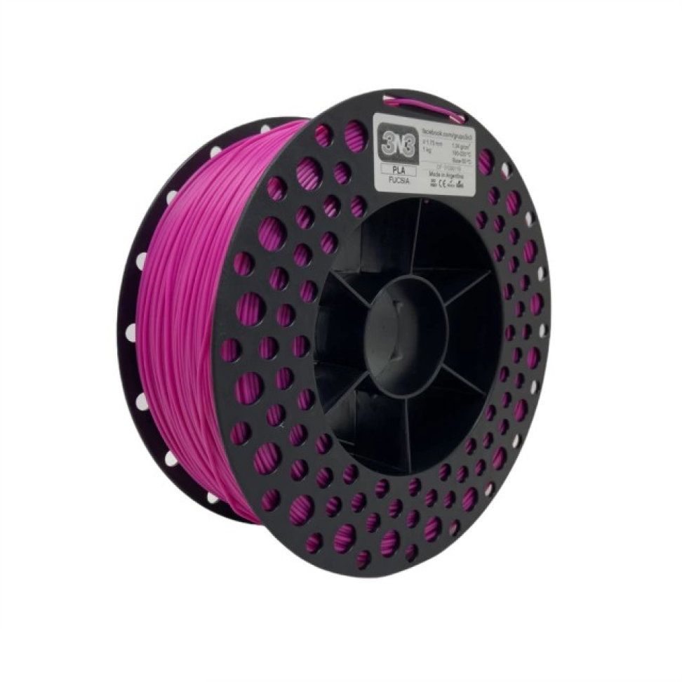 Filamento PLA 3N3 Fucsia 1.75mm 1KG
