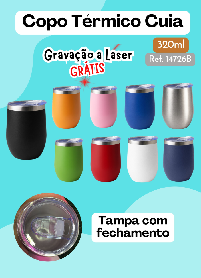 Copo Térmico Inox 320ml