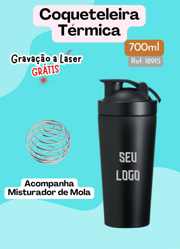Coqueteleira Térmica 700ml