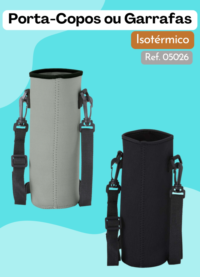 Porta-Copos ou Garrafas Isotérmico Esportivo