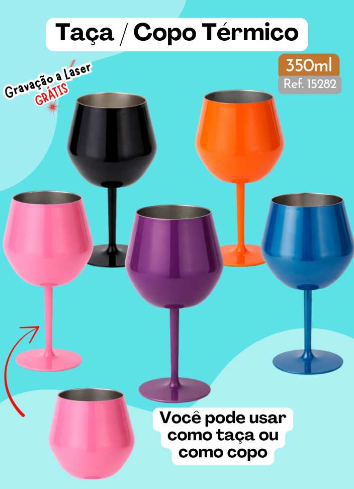 Taça / Copo Térmico 350ml