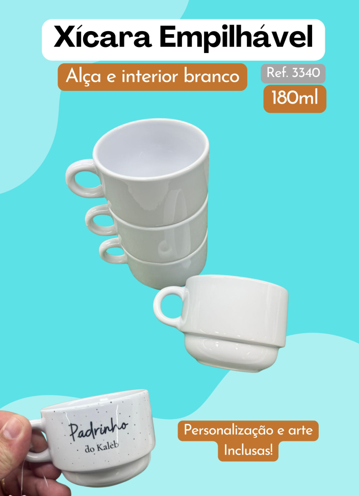 Xícara Empilhável - 180ml