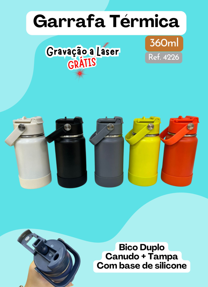 Garrafa Térmica Inox 360ml