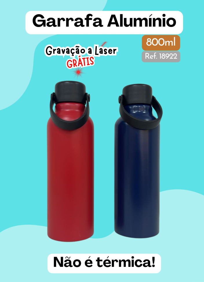 Garrafa Alumínio 800ml