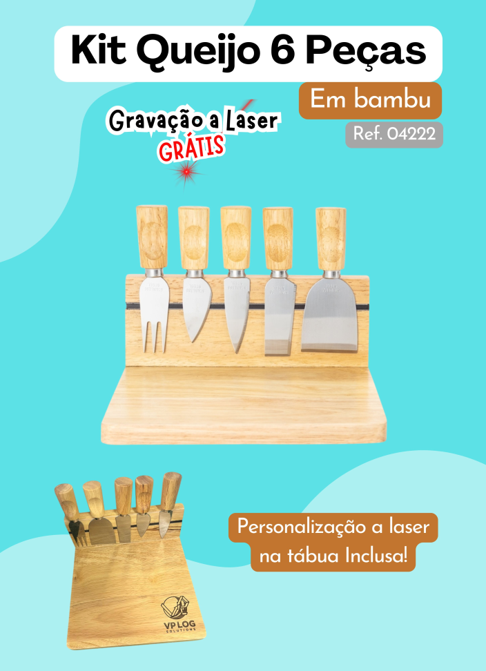 Kit Queijo 6 Peças