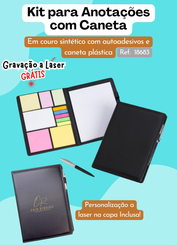 Kit para Anotações com Caneta (A5)