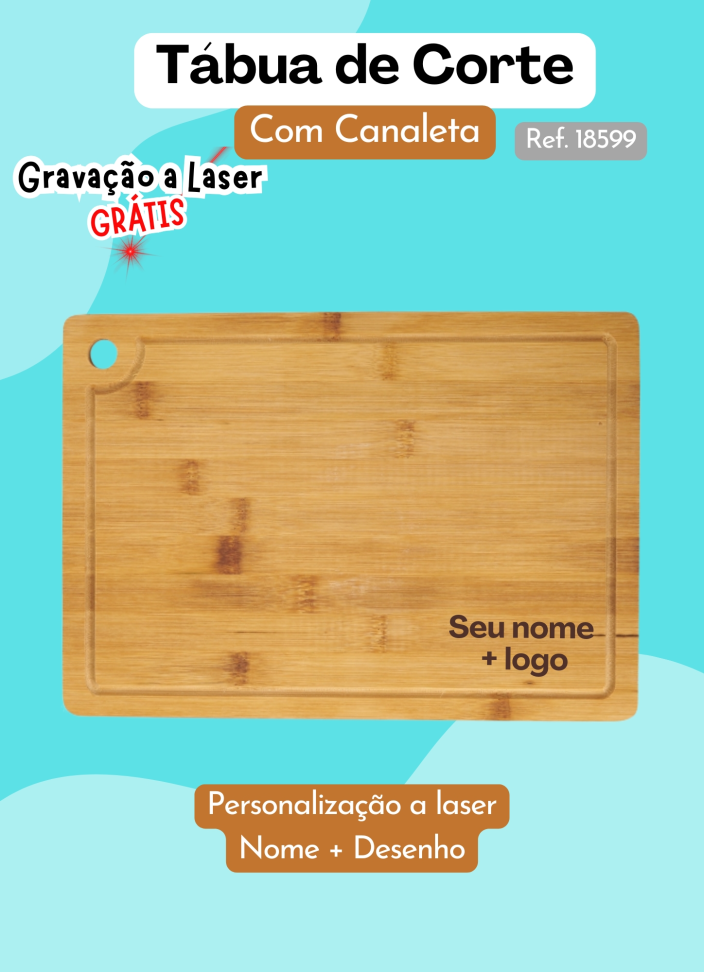 Tábua de Corte com Canaleta