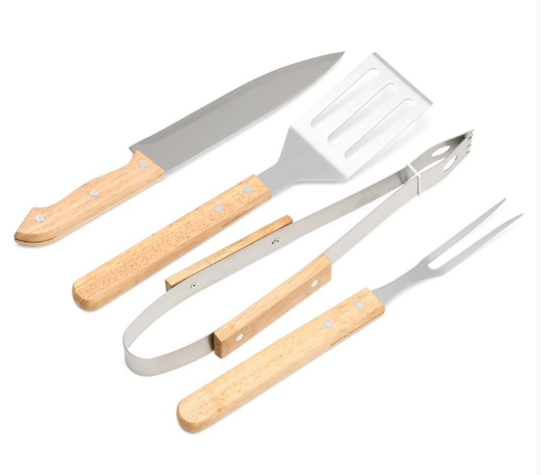 Kit Churrasco - 4 peças (Pegador) - Com estojo - #4